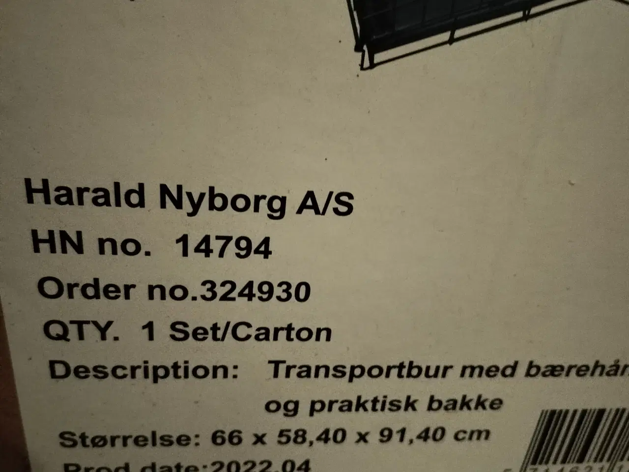 Billede 2 - Hundebur 