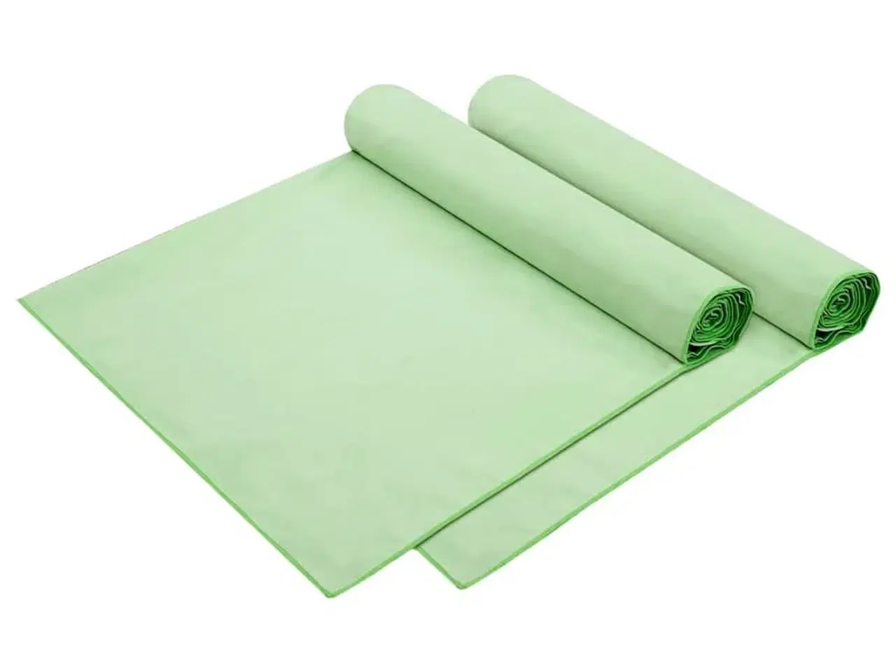 Billede 2 - Liggestols håndklæder 2 stk Grøn 210 x 75 cm