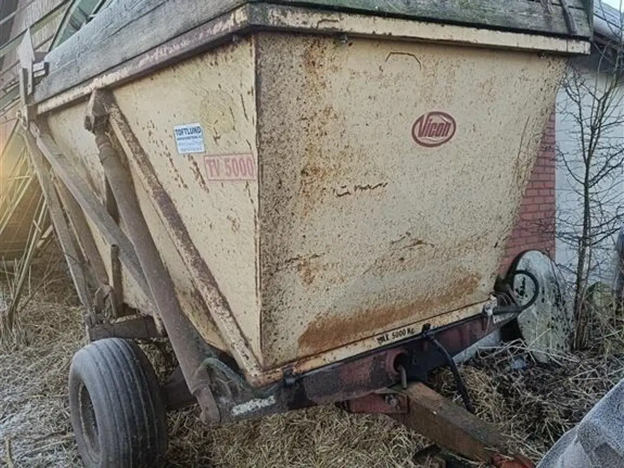 Billede 2 - Vicon TV 5000 høj tipvogn