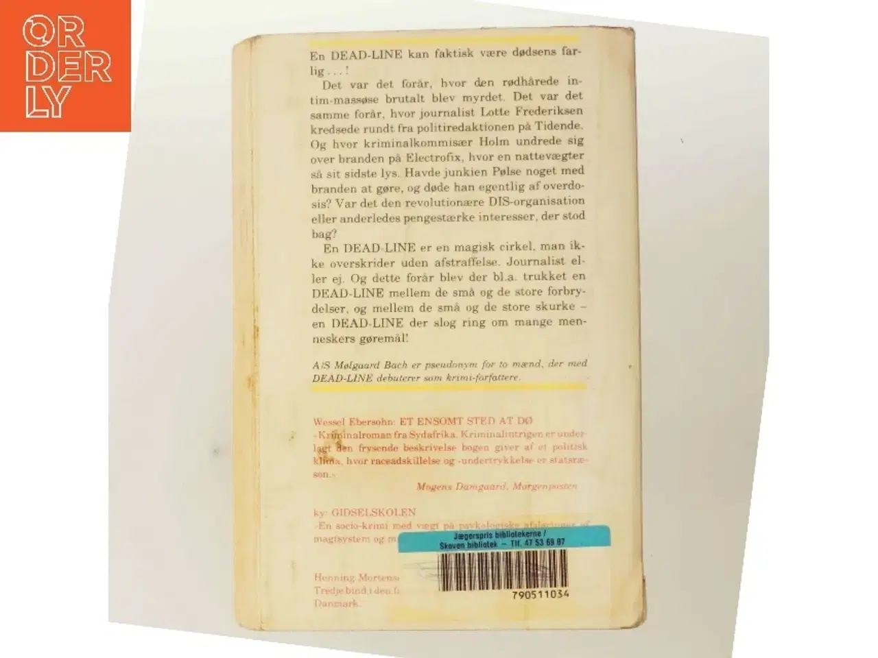 Billede 3 - Dead Line af A/S Mølgaard Bach (Bog)