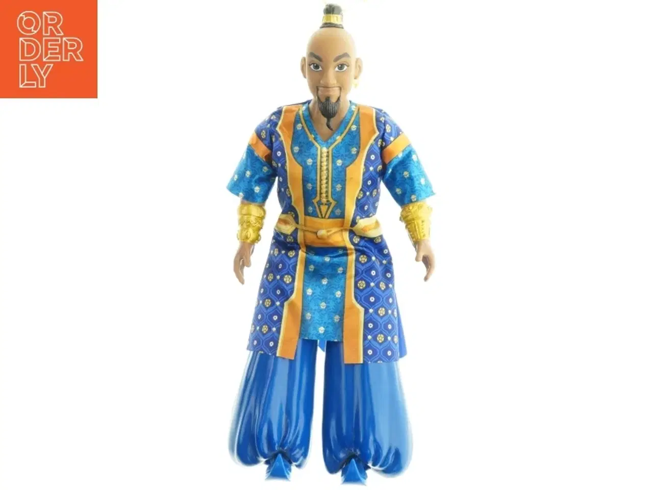 Billede 1 - Lampens ånd Genie Action Dukke fra filmen Aladdin 2019 med Tiara fra Disney (str. 31 x 12 cm)
