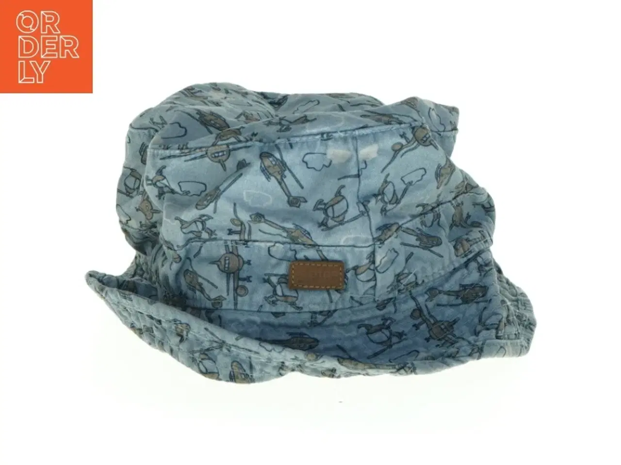 Billede 1 - Bøllehat med flyvemaskine print fra Melton (str. 53)