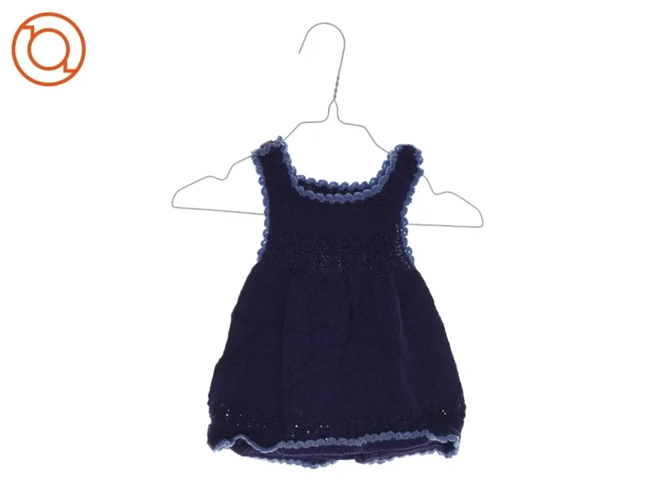 Billede 1 - Hjemmestrikket kjole (str. ca. 62) fra Ukendt (str. ca. 62)