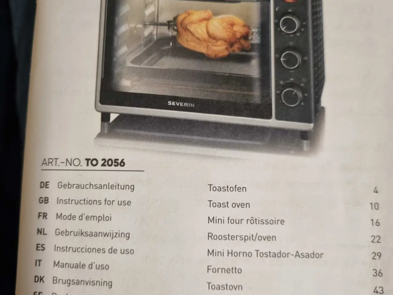 Billede 1 - Bordovn - Severin