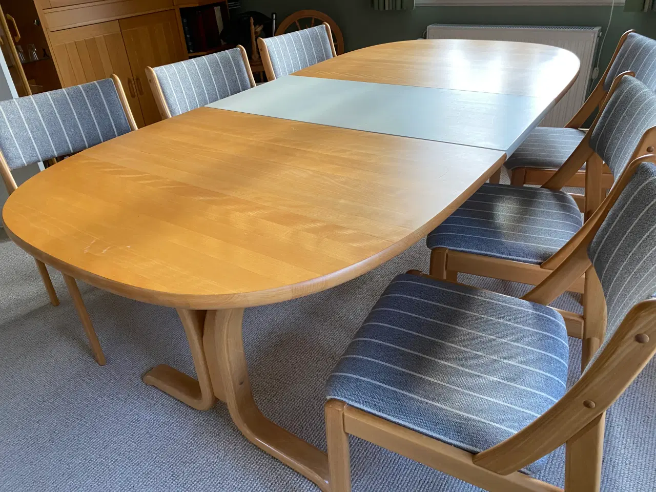 Billede 3 - ⭐️ SKOVBY Bord m. 6 Danske Stole (1988)