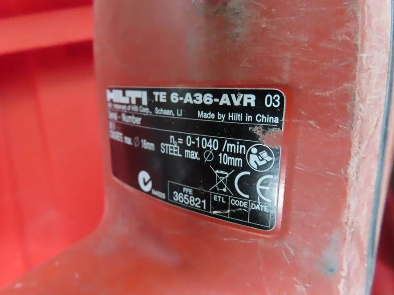 Billede 3 - Borehammersæt HILTI TE6 A36