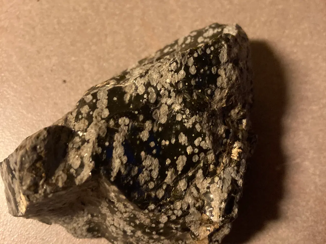 Billede 2 - Snowflake obsidian sten