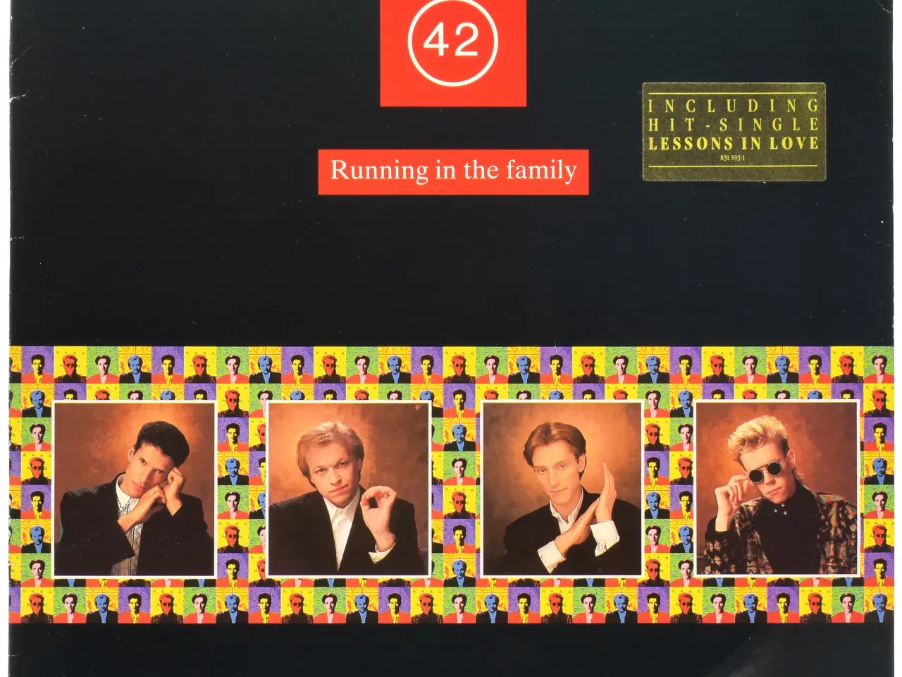 Billede 1 - Level 42 - Running in the Family GER 1987 VG+/VG