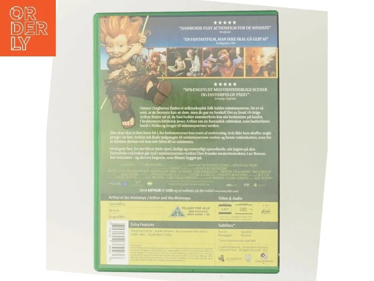 Billede 3 - ARTHUR AND THE MINIMOYS med Mick Øgendahl (DVD)