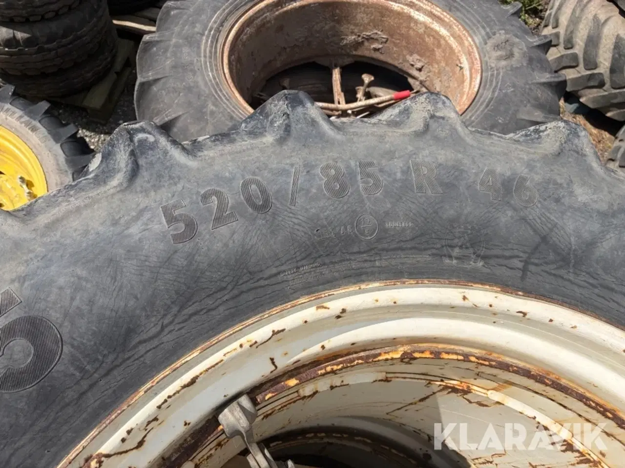 Billede 8 - Tvillingehjul Continental 520/85R46 2 styk med spænder