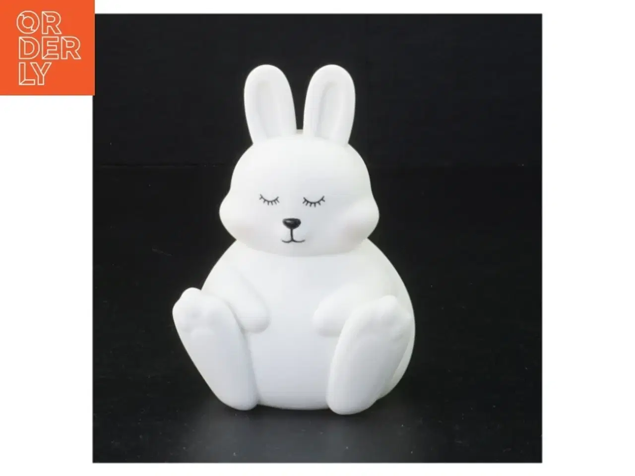 Billede 3 - Hvid kanin natlampe (str. 11 x 8 x 7 cm)