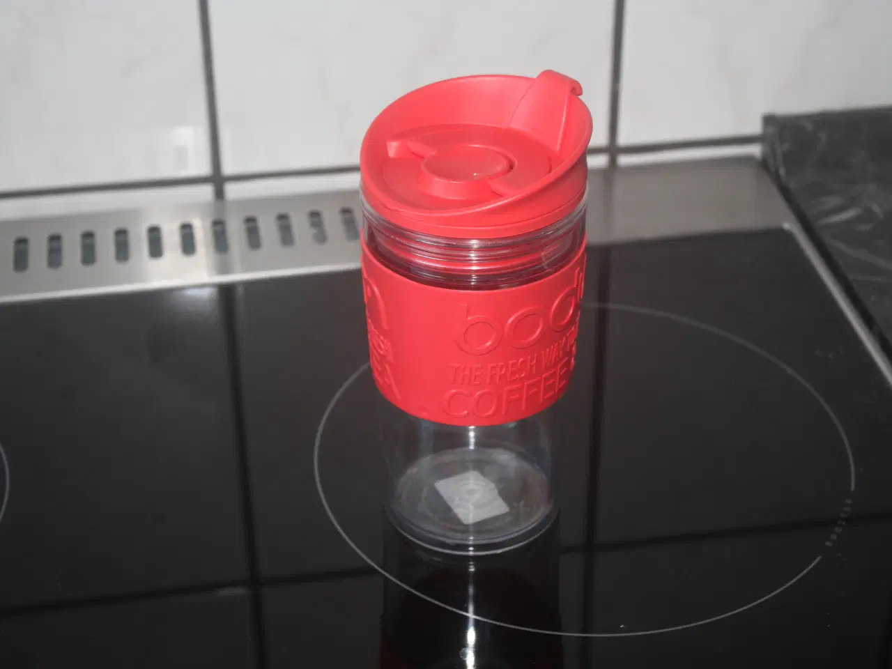 Billede 2 - Bodum to-go plast krus med silikone  H 17 cm 