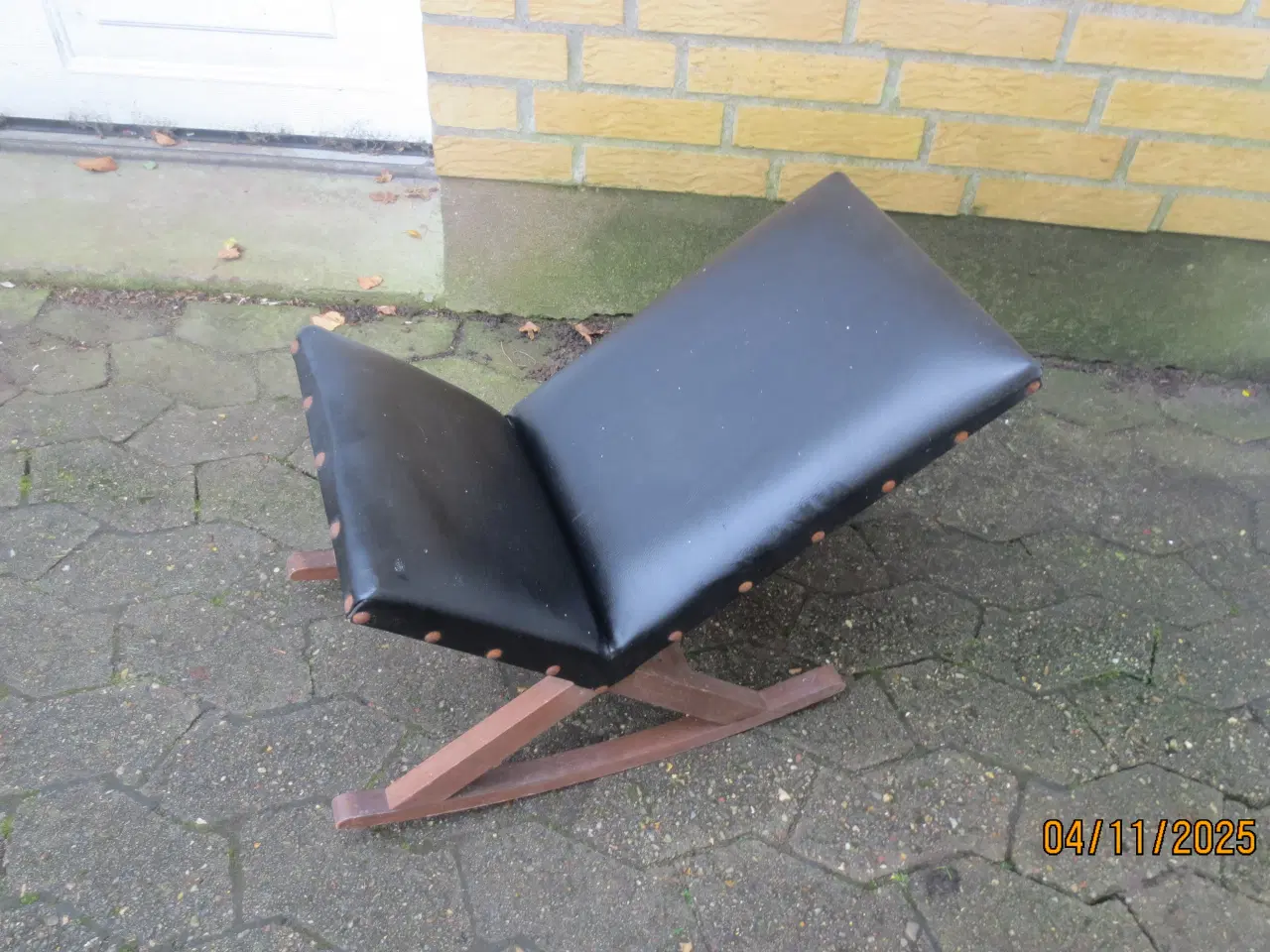 Billede 5 - 2 stk Klap havestole med grå stof