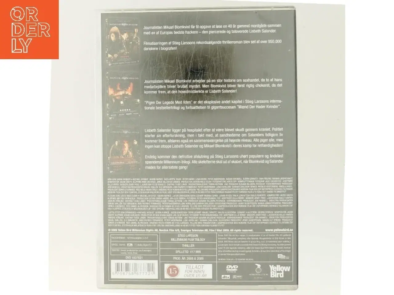 Billede 3 - Millennium Stieg Larsson Film Trilogi (alle 3 film samlet) med Mikael Blomkvist (DVD)