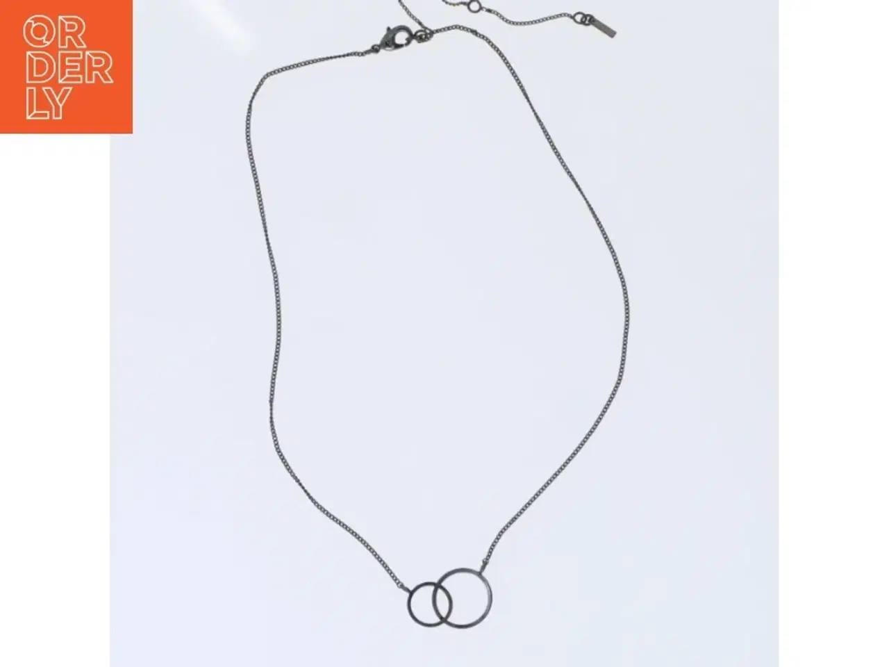 Billede 1 - Halskæde med ringe (str. 50 cm)