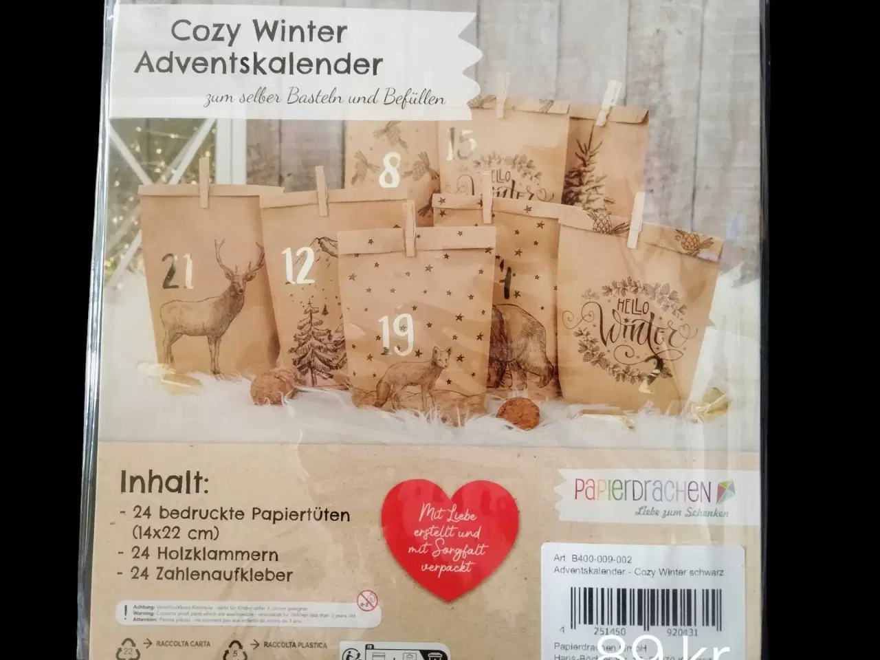 Billede 1 - Sød og dekorativ pakkekalender