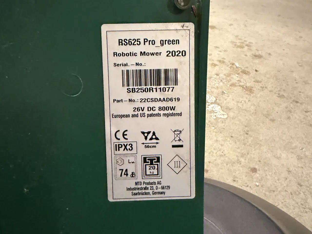 Billede 2 - Robomow RS 625 Pro