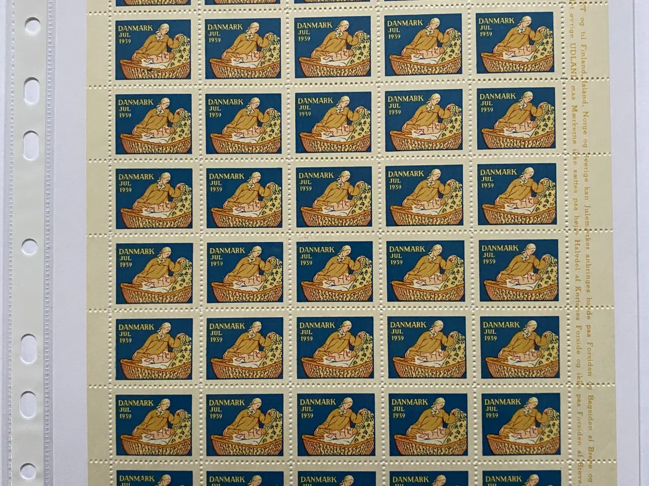 Billede 1 - Julemærker Danmark helark 1939