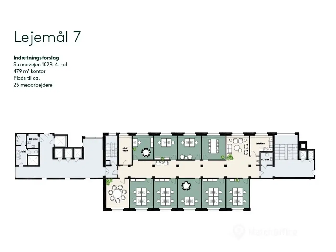 Billede 19 - Præsentabelt og indflytningsklart kontor centralt i Hellerup
