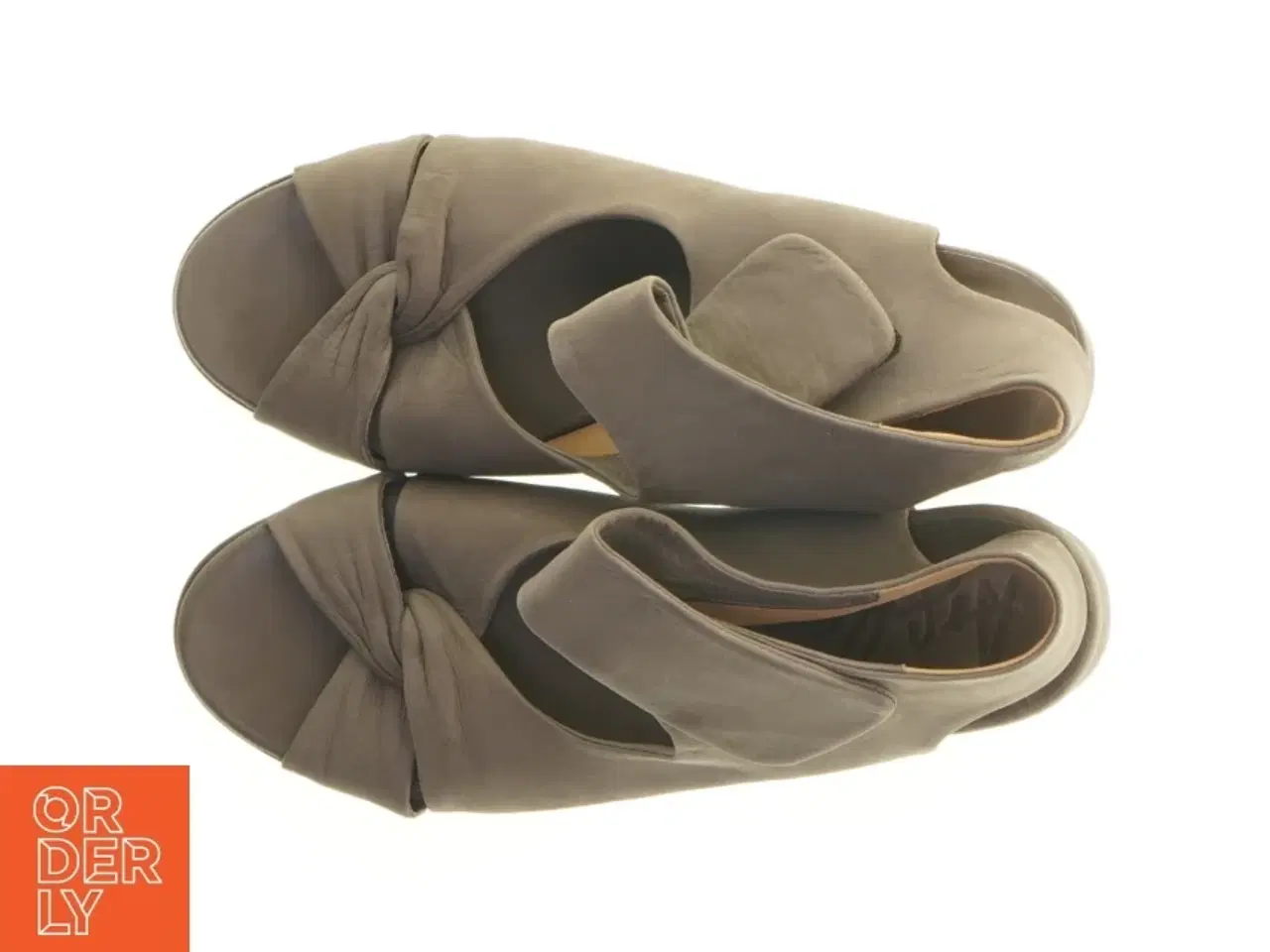 Billede 4 - Læder sandaler med hæl fra Made in Spain (str. 40,5)