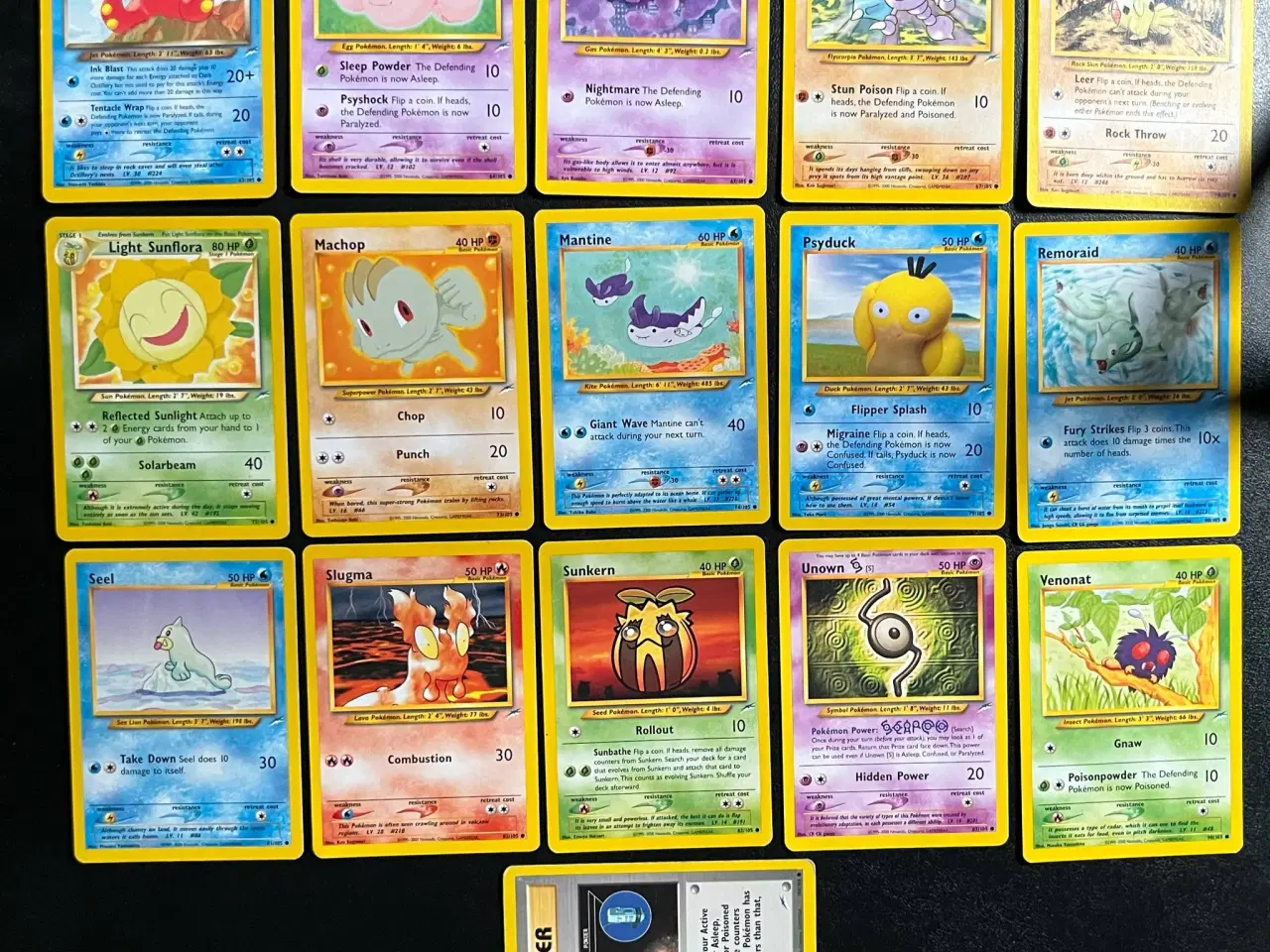 Billede 2 - vintage Neo pokemonkort inkl glimmerkort og 1st ed