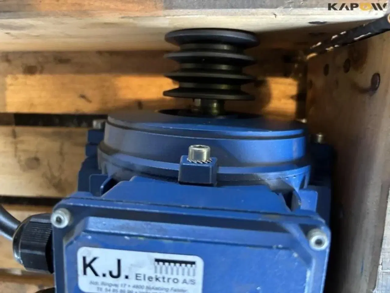 Billede 7 - - - - Elmotor og remskiver