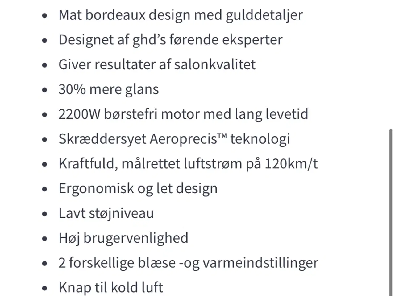 Billede 7 - Ghd føntørre (læs om den på de vedhæftede billeder