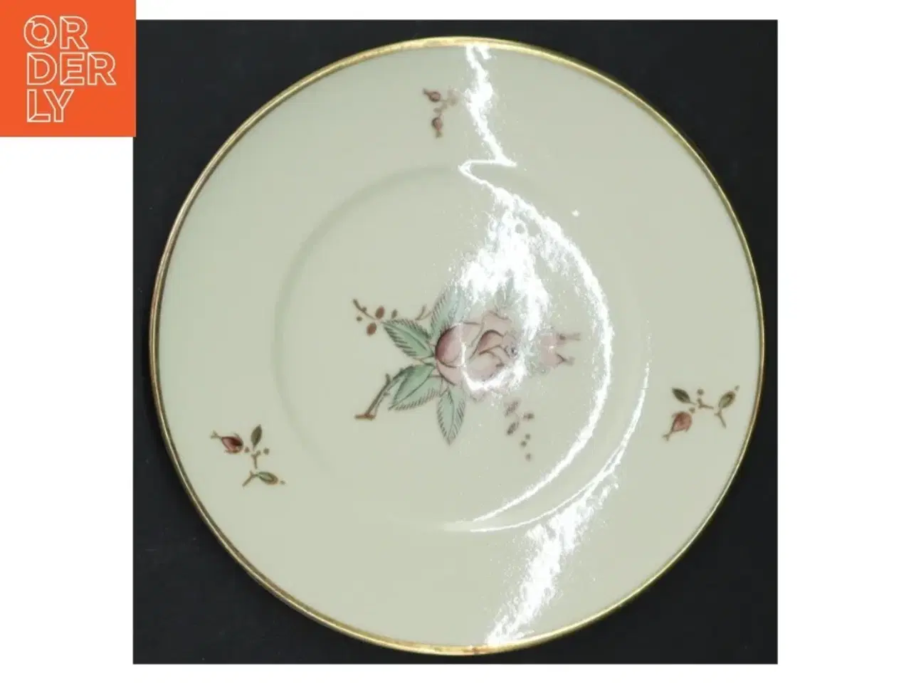 Billede 4 - Porcelænstallerkener med blomstermotiv fra B&G