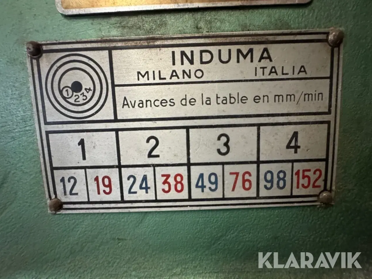 Billede 7 - Fræsemaskine Induma FUM 2F