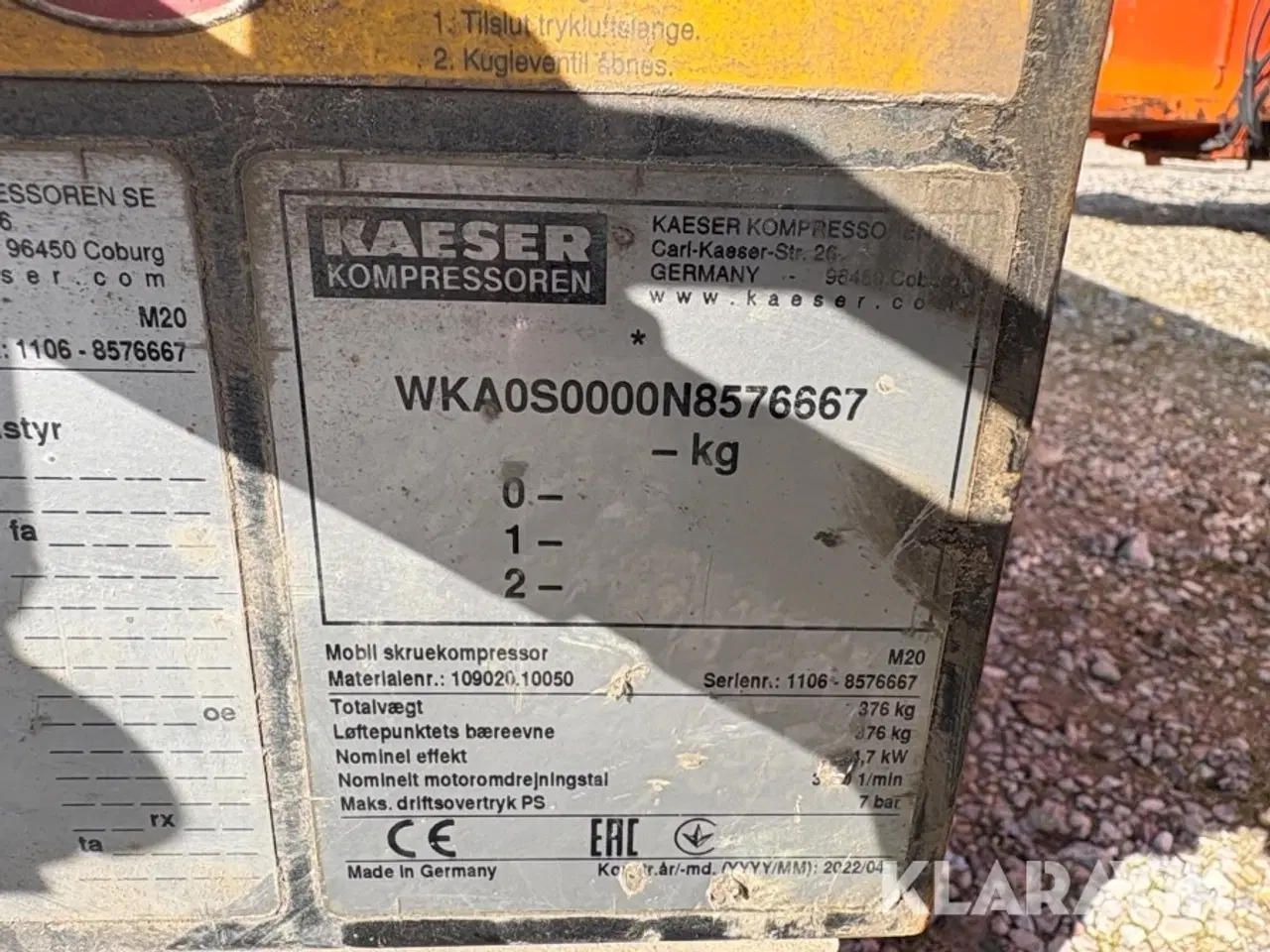 Billede 6 - Kompressor Kaeser M20