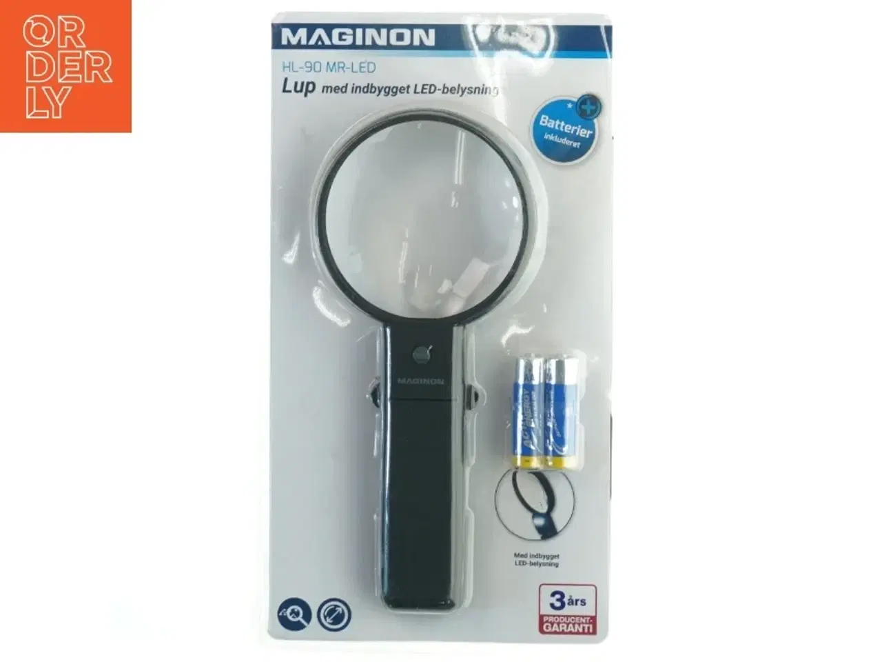 Billede 1 - Maginon lup med LED-lys fra Maginon (str. Længde. 23 cm)