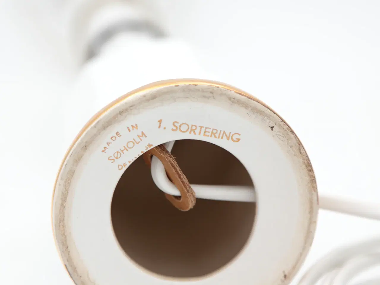 Billede 6 - Søholm Heiberg bordlampe – porcelæn & messing