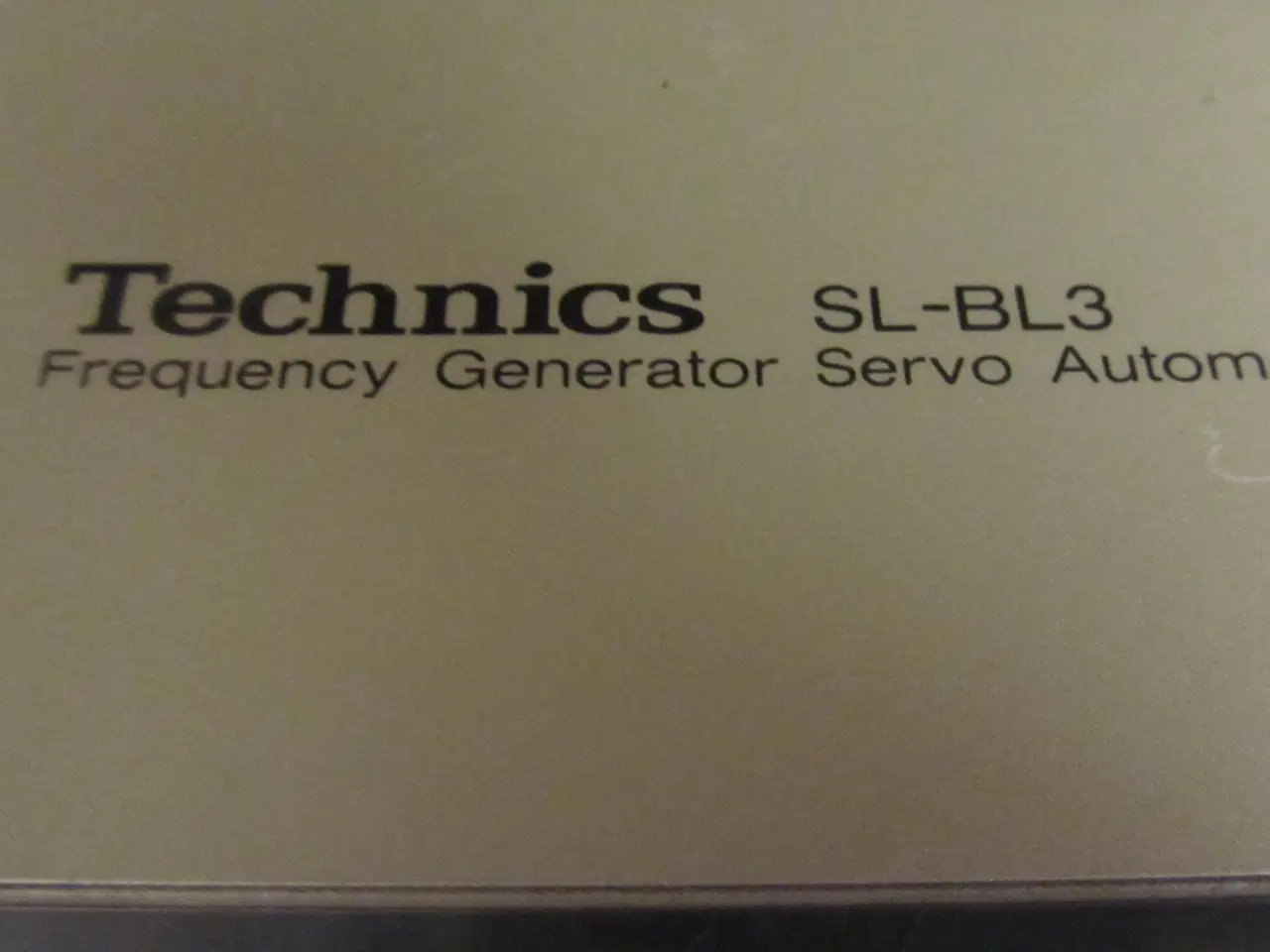 Billede 5 - TECHNICS SL-BL3---TANGENTIAL