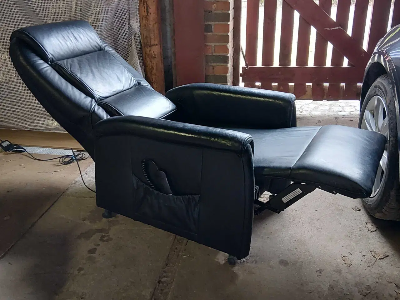 Billede 8 - Ægte læder løftestol / sædeløft. I perfekt stand. 