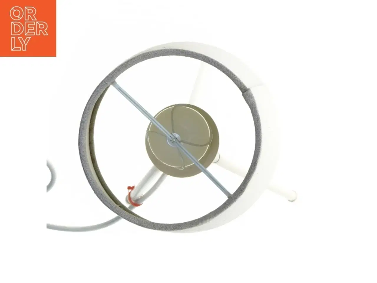 Billede 2 - Bordlampe med gråt skærm (str. 45 cm)