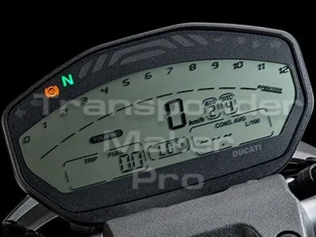 Billede 1 - TMPro Software modul 192 - Ducati Monster dashboard MTA.