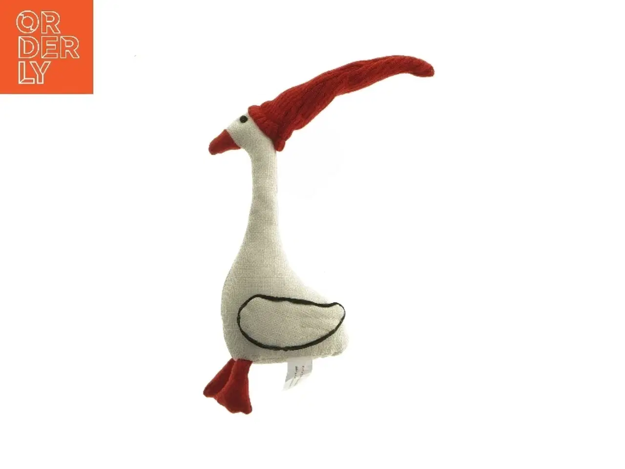 Billede 1 - Gås med nissehue (str. 20 cm)