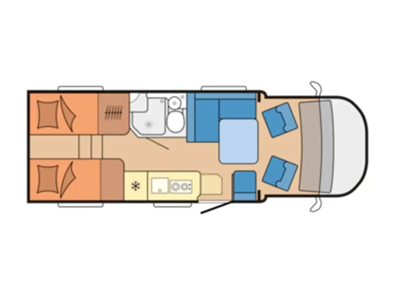 Billede 13 - 2026 - Hobby   Top lækker nyhed fra Hobby Autocamper fra Hinshøj caravan