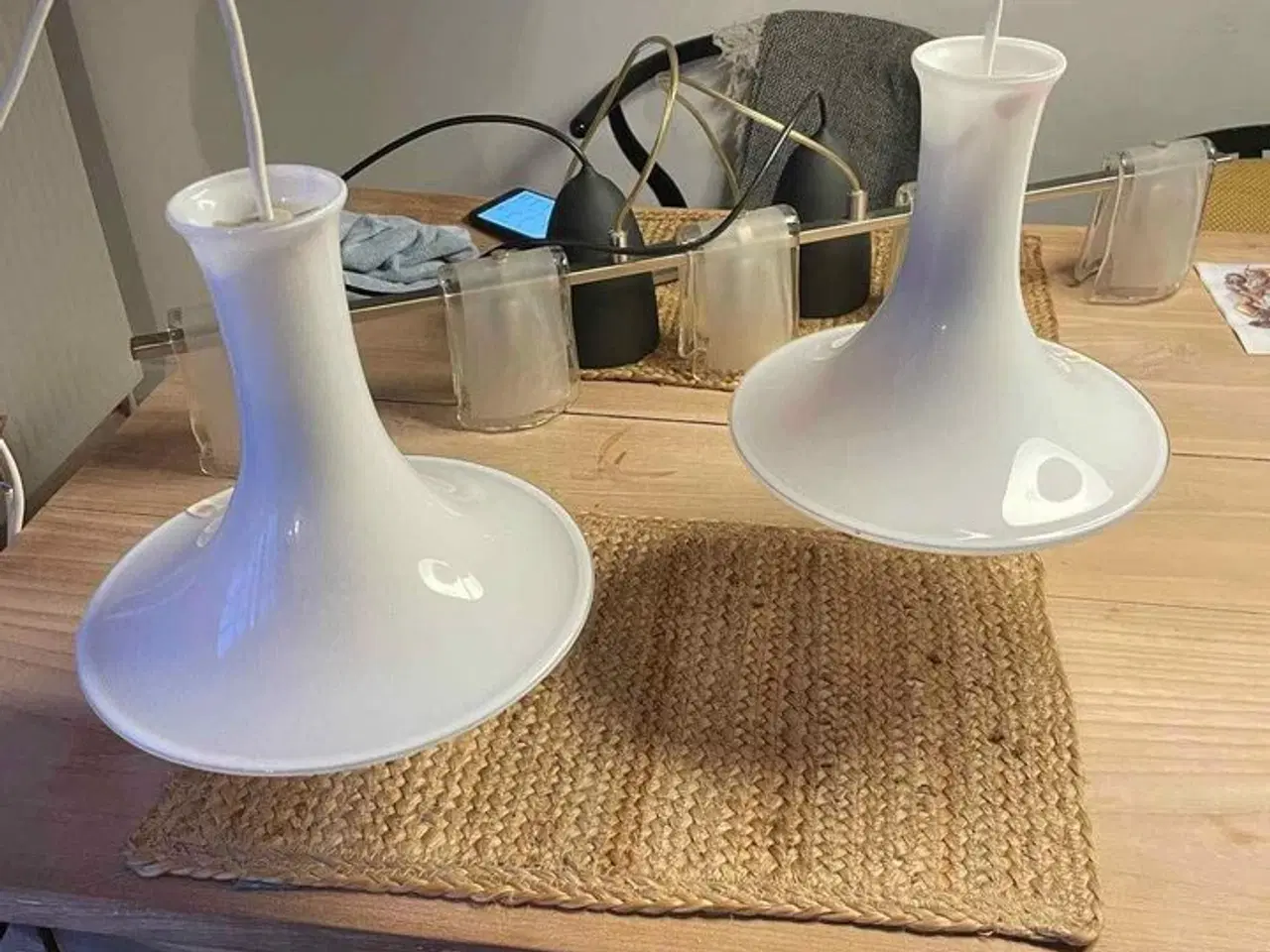 Billede 1 - Holmegaards lampe i glas