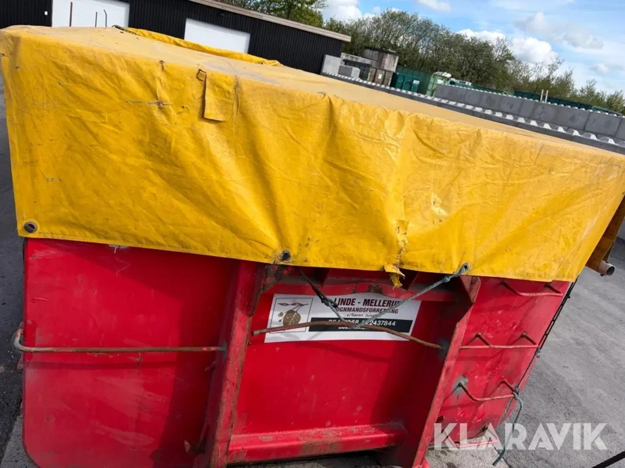 Billede 8 - Ladcontainer med rullepressening korntæt Micodan