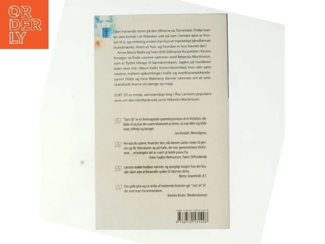 Billede 3 - Sort sti af Åsa Larsson (Bog)