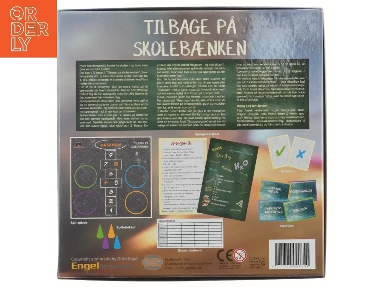 Billede 3 - Tilbage på skolebænken brætspil (str. 27x27 cm)