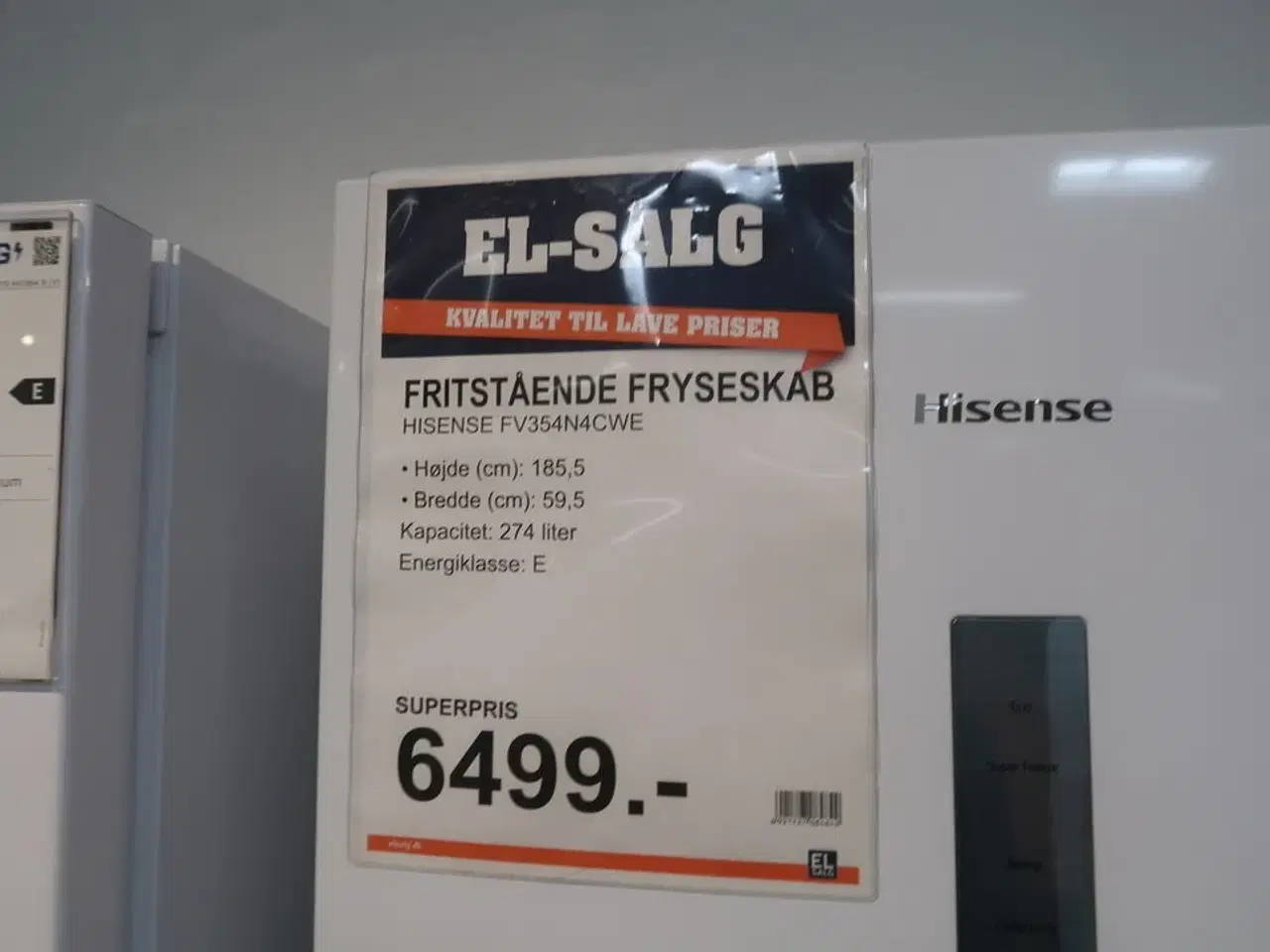 Billede 2 - Fryseskab HISENSE FV354N4CWE