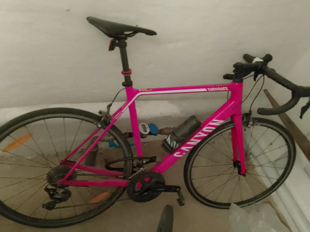 Billede 3 - Racer cykel, rød, carbon