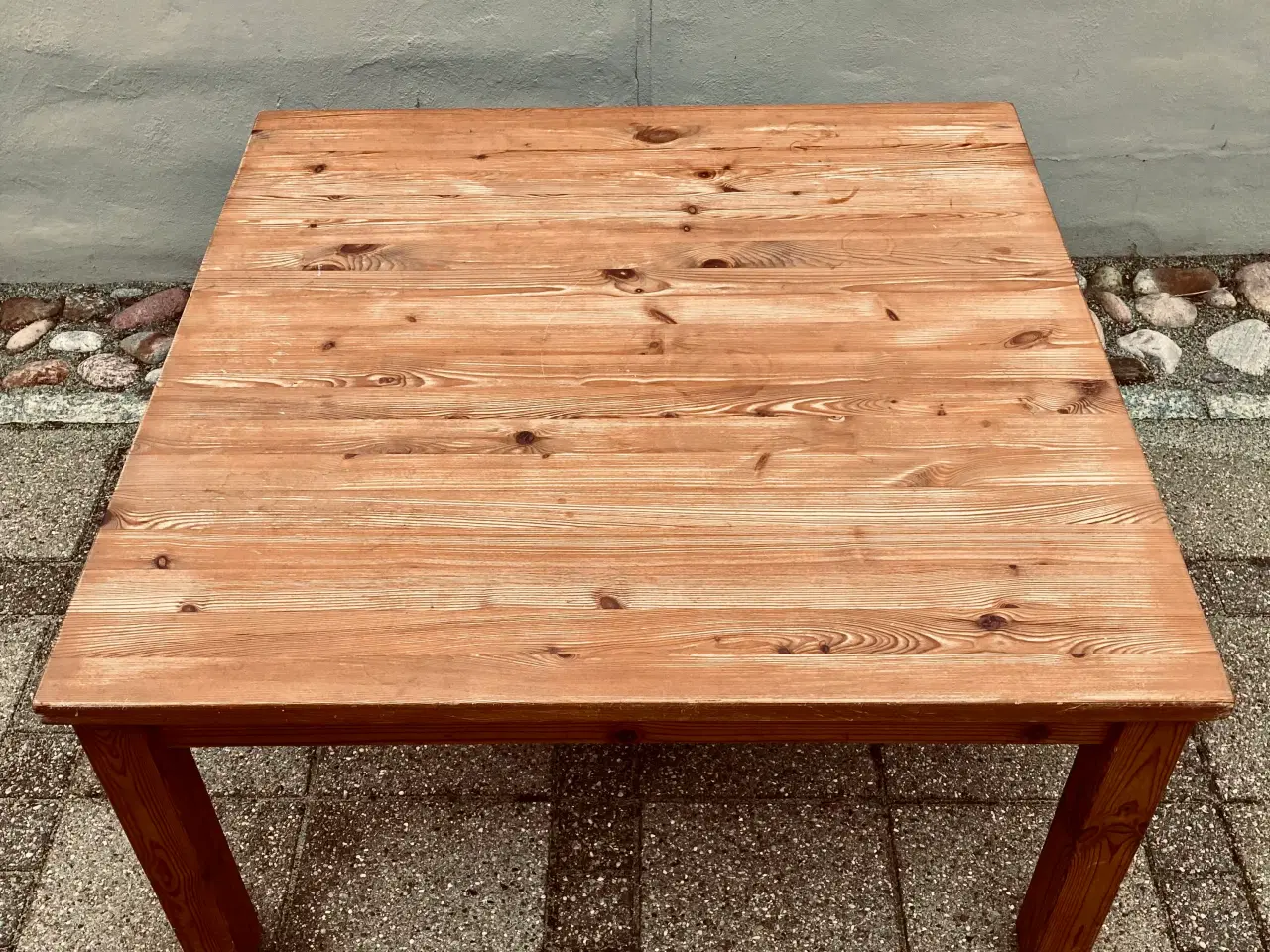 Billede 6 - 70’er sofabord i massiv fyrretræ med flot patina