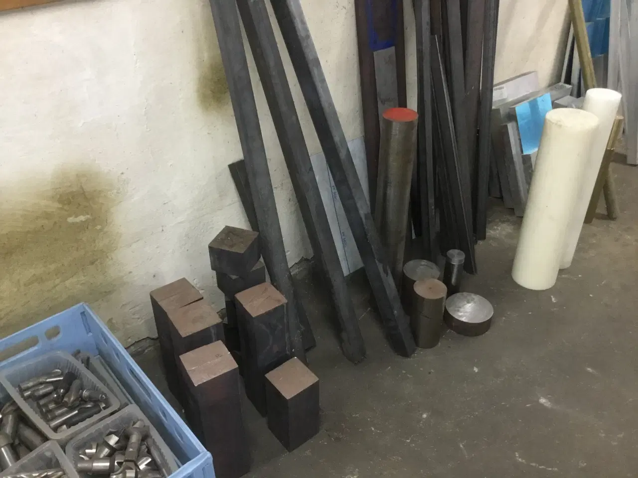 Billede 7 - Materialer til drejebænk og fræser