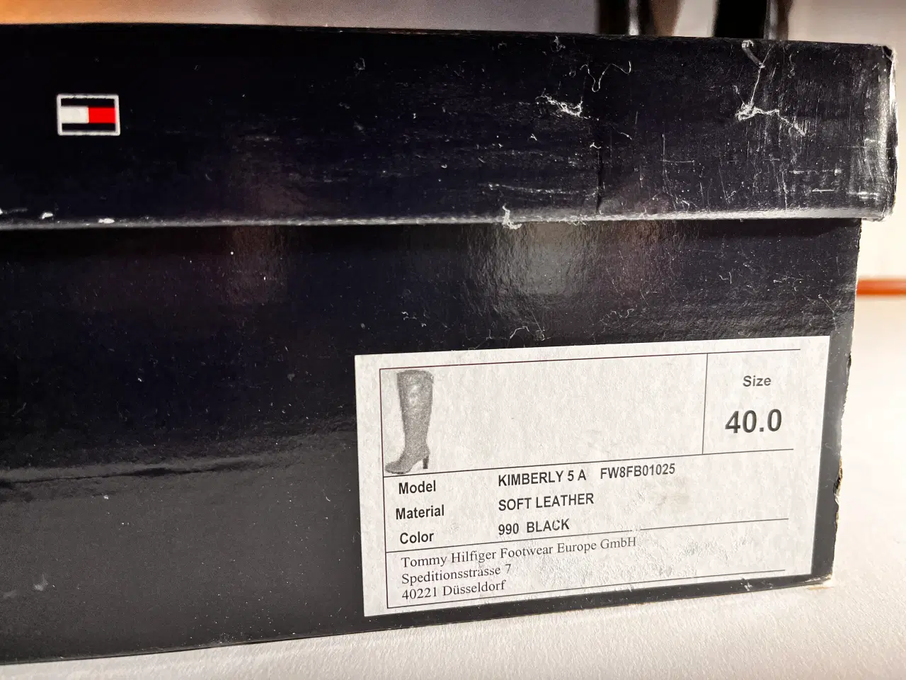 Billede 7 - Tommy Hilfiger sorte lange støvler, str. 40,