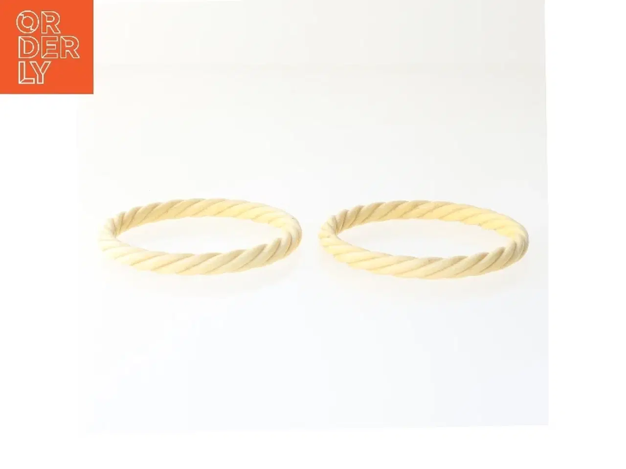 Billede 2 - Servietringe i flettet design (str. Ø 8 cm)