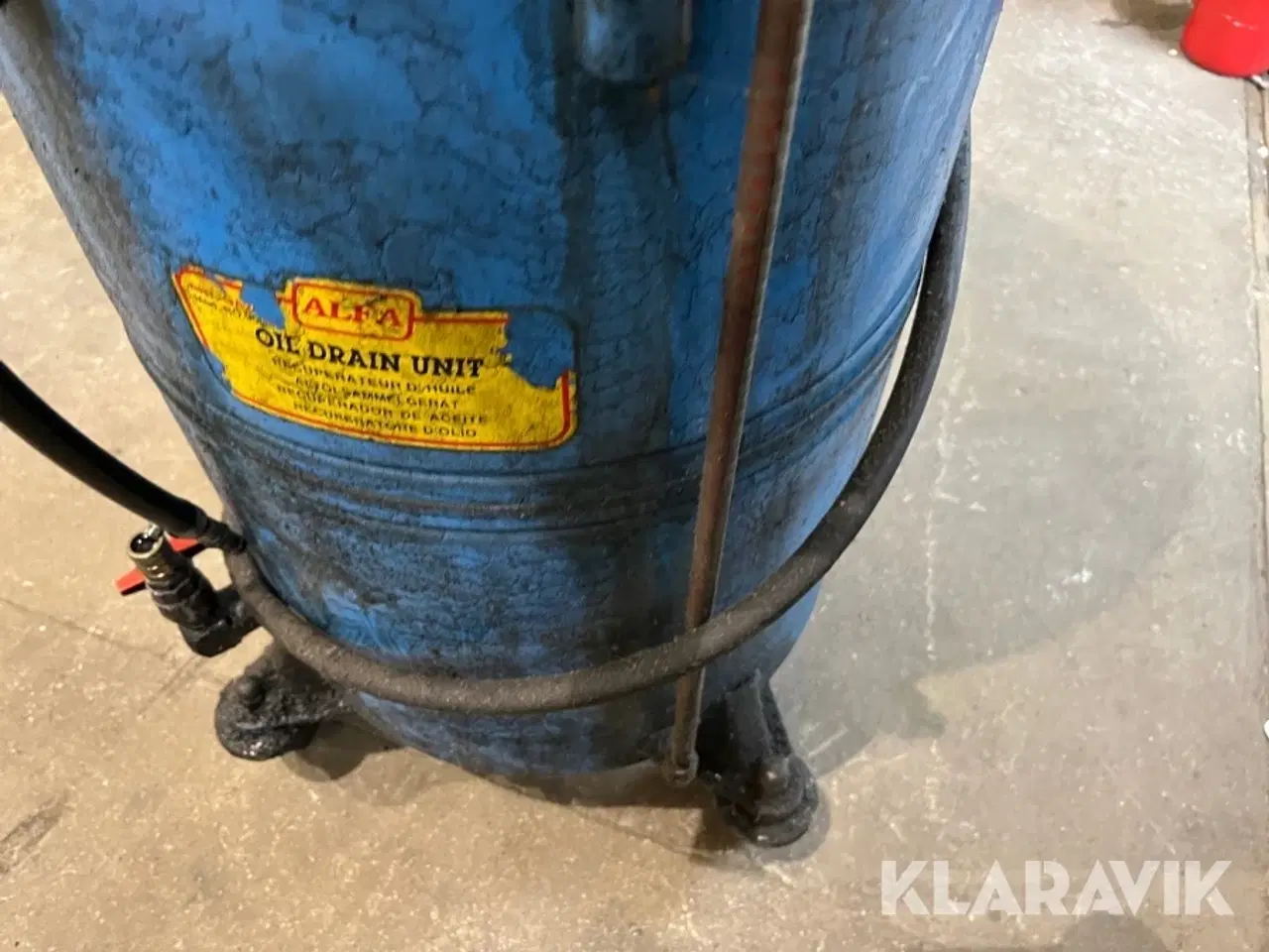 Billede 5 - Olieopsamling Alfa bakke og beholder