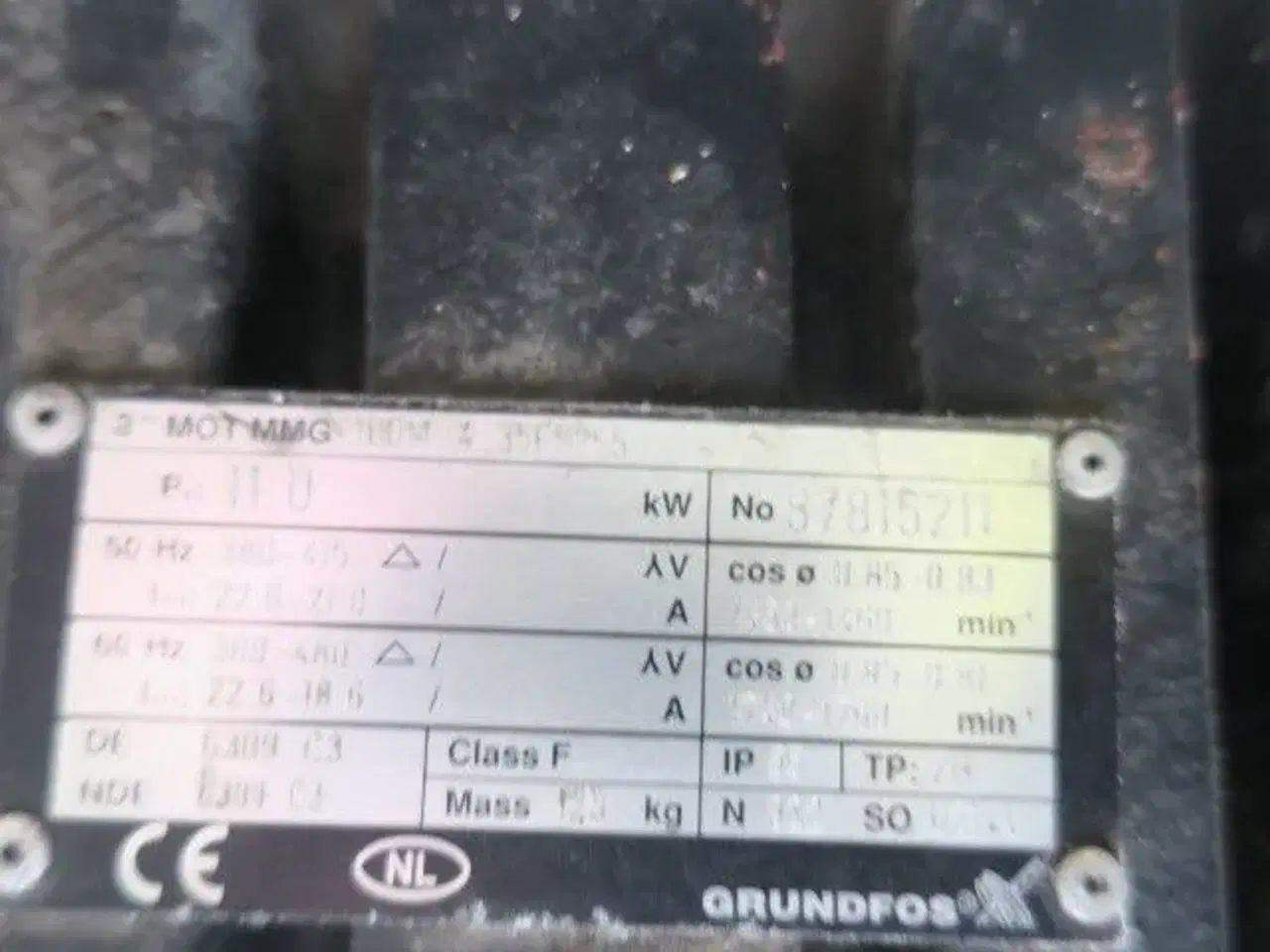 Billede 5 - Stor Grundfos centrifugalpumpe